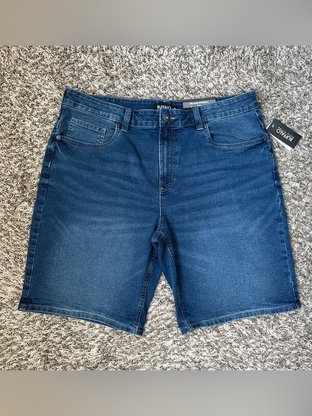 Buffalo David Bitton Dark Blue Men’s Denim Shorts